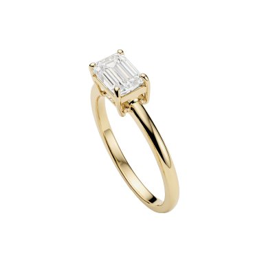 Moissanite Sterling Silver Ring 1.00 ctw