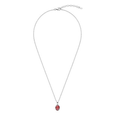Red Agate Snowman Christmas Cameo Sterling Silver Pendant With Chain 18+2 Inches