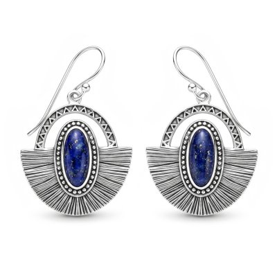 Lapis Lazuli Sterling Silver Earrings