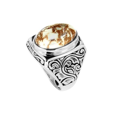 Wild Horse Sterling Silver Men's Ring