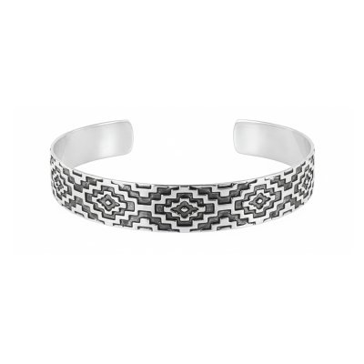 Southwestern Sterling Silver Cuff Bangle