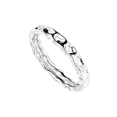 Hammered Sterling Silver Ring