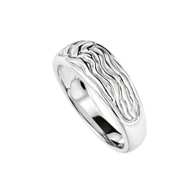 Hammered Sterling Silver Ring