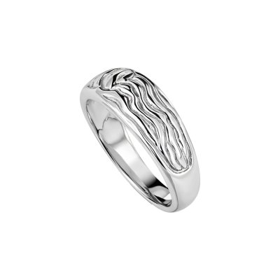 Hammered Sterling Silver Ring