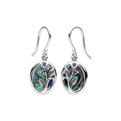 Abalone Sterling Silver Earrings