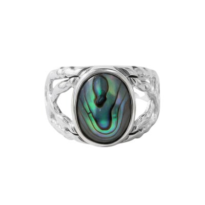 Abalone Sterling Silver Ring