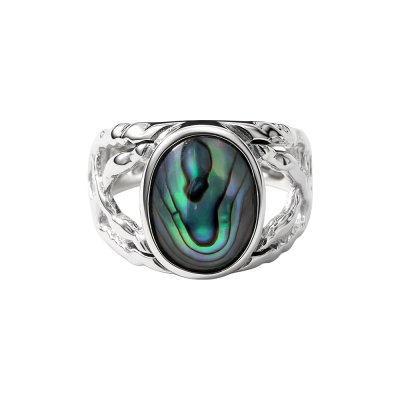 Abalone Sterling Silver Ring