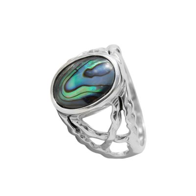 Abalone Sterling Silver Ring