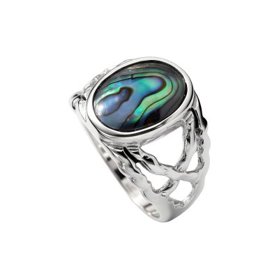 Abalone Sterling Silver Ring