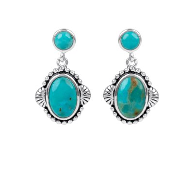 Sterling Silver Turquoise Earrings