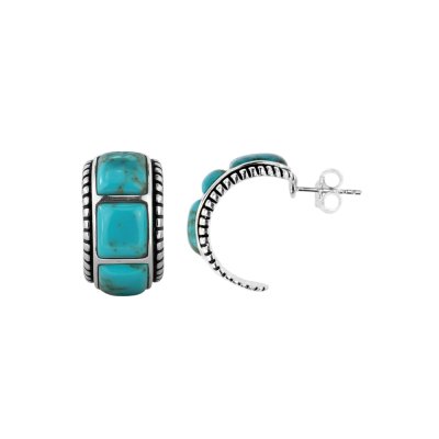 Turquoise Sterling Silver Earrings