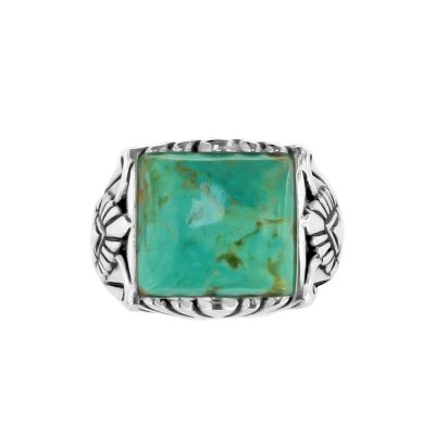 Turquoise Sterling Silver Men's Ring