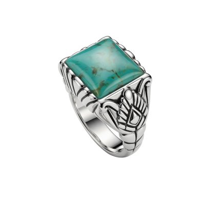 Turquoise Sterling Silver Men's Ring