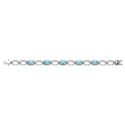 Larimar Sterling Silver Bracelet