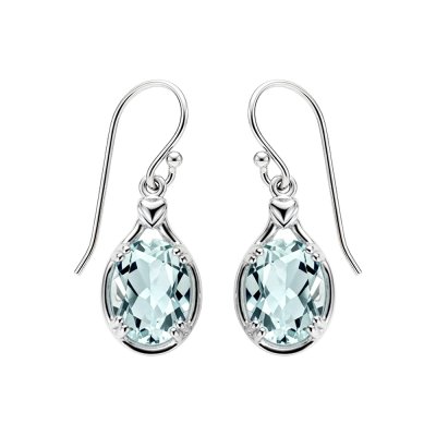 Sky Blue Topaz Sterling Silver Earrings