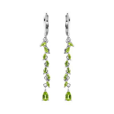 Peridot Sterling Silver Earrings