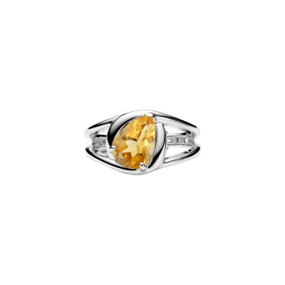 Citrine Sterling Silver Ring