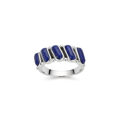 Southwestern Lapis Sterling Silver Ring