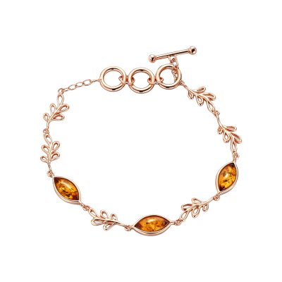 Copper Amber Bracelet