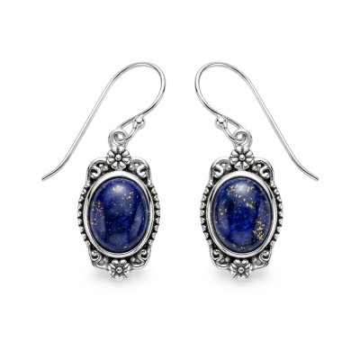 Lapis Sterling Silver Earrings
