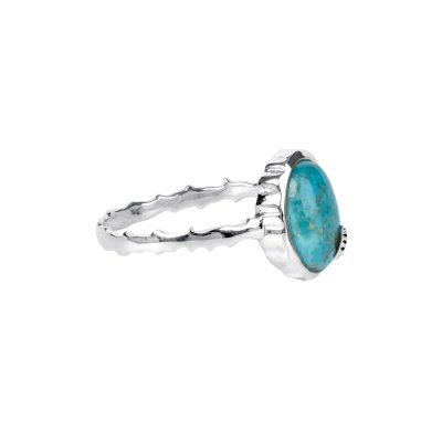 Sterling Silver Turquoise Shell Ring