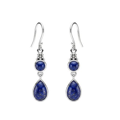 Lapis Lazuli Sterling Silver Earrings