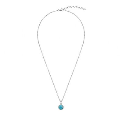Turquoise Sterling Silver Pendant Necklace