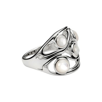 Sterling Silver Ring with Mother of Pearl