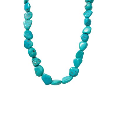 Kingman Turquoise Beaded Necklace