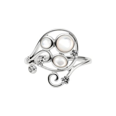 Sterling Silver  Mother of Pearl Ring