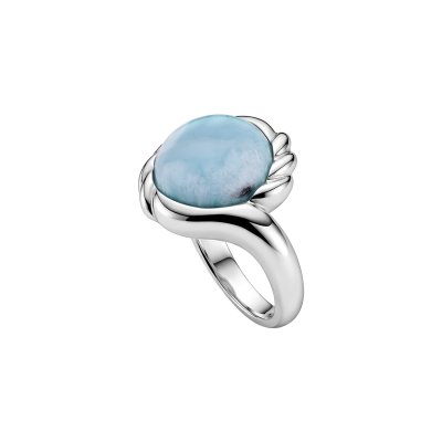 Larimar Sterling Silver Ring