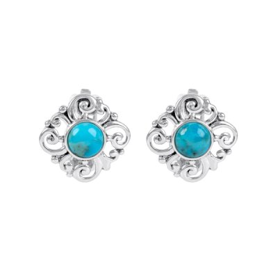 Sterling Silver Turquoise Earrings