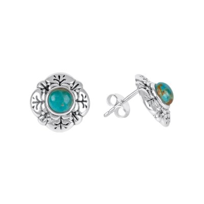 Sterling Silver Turquoise Earrings