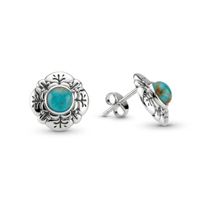Sterling Silver Turquoise Earrings