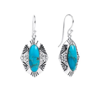 Sterling Silver Turquoise Earrings