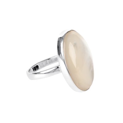 Sterling Silver Mother of Pearl Ring