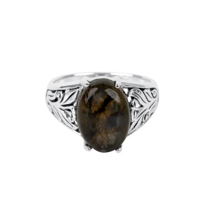 Sterling Silver Labradorite Ring