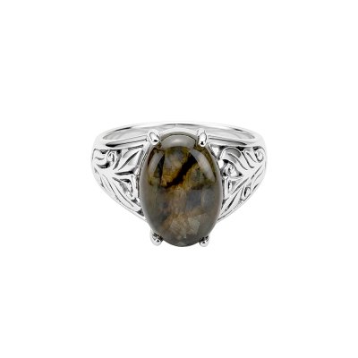 Sterling Silver Labradorite Ring