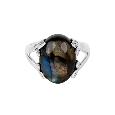 Sterling Silver Labradorite Ring