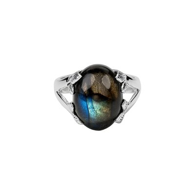 Sterling Silver Labradorite Ring
