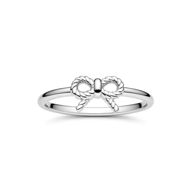 Sterling Silver Ribbon Ring