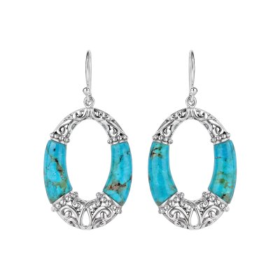 Sterling Silver Turquoise Earrings