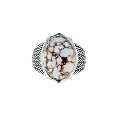 Sterling Silver Wild Horse Men's Ring