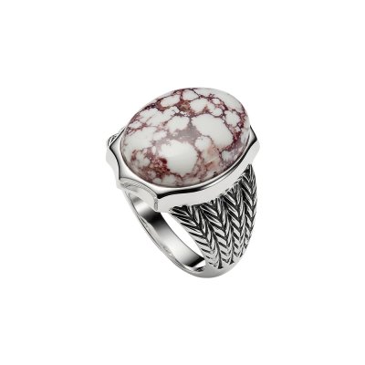 Sterling Silver Wild Horse Men's Ring