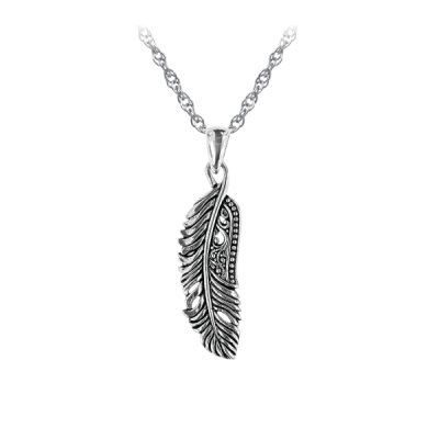 Sterling Silver Feather