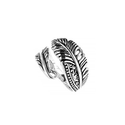 Sterling Silver Feather Ring