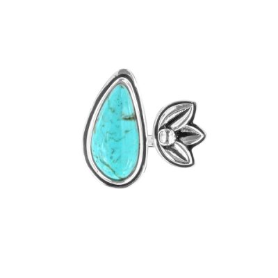 Sterling Silver Blue Kingman Turquoise Ring
