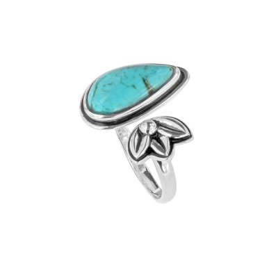 Sterling Silver Blue Kingman Turquoise Ring