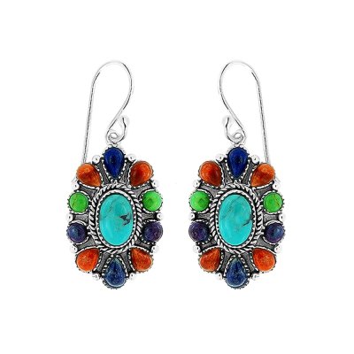 Sterling Silve Multi-Color Stones