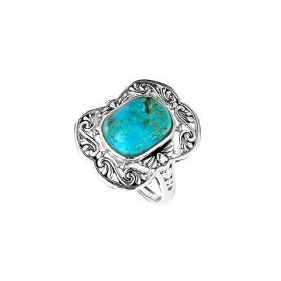 Sterling Silver Blue Kingman Turquoise Ring